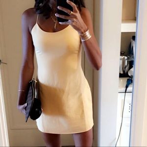 NBD mango yellow dress size: XS